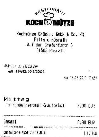 msal Hffner Kochmtze Restaurant